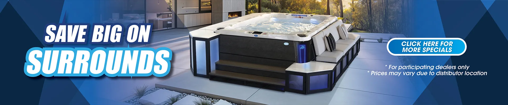 Calspas hot tub being used in a family setting - Madison