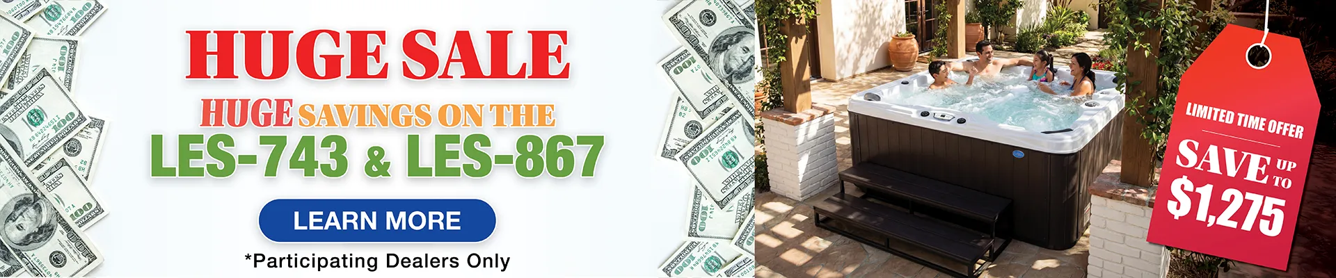 Calspas hot tub being used in a family setting - Madison